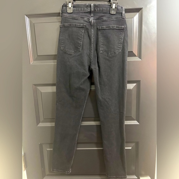 AGOLDE Nico High-Waisted Fitted Jeans Size 24 in Black - Picture 5 of 14